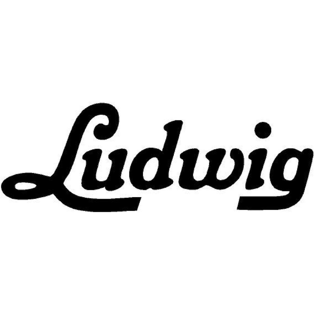 กลอง Ludwig (2)โลโก้รูปลอก/สติ๊กเกอร์ **ตัวเลือกสี**