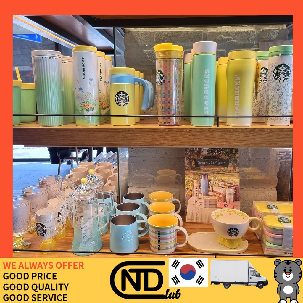 สตาร์บัคส์ เกาหลี ของแท้ แก้ว ทัมเบลอร์ ใบไม้ผลิ สปริง Bring New Spring 2022 Cup Mug Tumbler Starbucks Korea