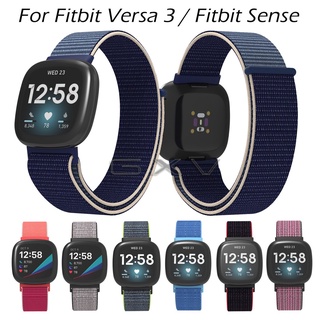 สายนาฬิกาข้อมือ ไนลอน น้ําหนักเบา สำหรับ Fitbit Versa 3