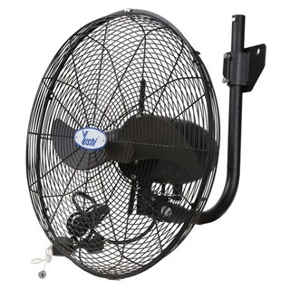 Yushi พัดลมอุตสาหกรรมแขวนผนัง DFP-TW Series (สีดำ) รับประกันมอเตอร์ 5 ปี