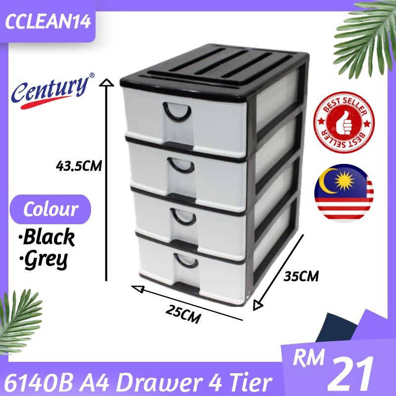 Century Mini Drawer A4 (2,3,4,5 ชั้น) (6140B)