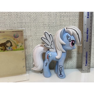 My little pony ฟ้า มีรอยด่างตามภาพ ยางแน่นทั้งตัว ของแท้ สภาพ91%