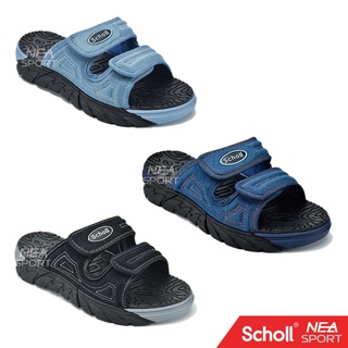 [ลิขสิทธิ์แท้] SCHOLL Cyclone - Denim รองเท้าแตะ สกอลล์ ผ้ายีนส์ รุ่นฮิต แท้