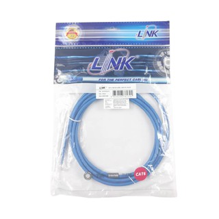 สายแลน Patch Cord CAT6 3M Interlink รุ่น US-5103LZ-4 (สีฟ้า)