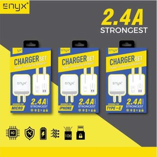 ENYX ES-02 Hyper Charging 2.4A ชุดสายชาร์จ Micro หรือ Andriod  รองรับ Fast Charge  **ของแท้ มีประกัน**