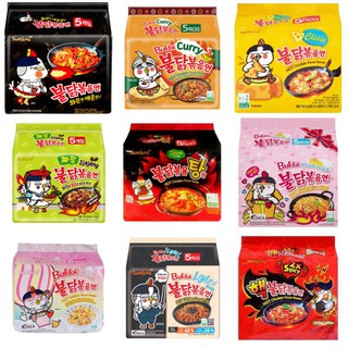 มาม่าเกาหลี ซัมยัง samyang  ยกแพ็ค (5 ซอง)