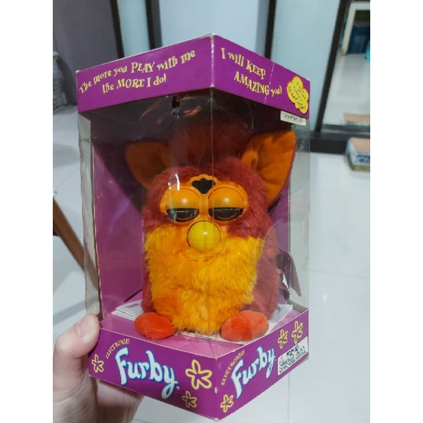 Furby Hasbro 1998 USA ตุ๊กตา เฟอร์บี้ Robotสัตว์เลี้ยงอิเล็กทรอนิก เหมือนใหม่ ใช้งานไม่ได้ ของสะสม แ