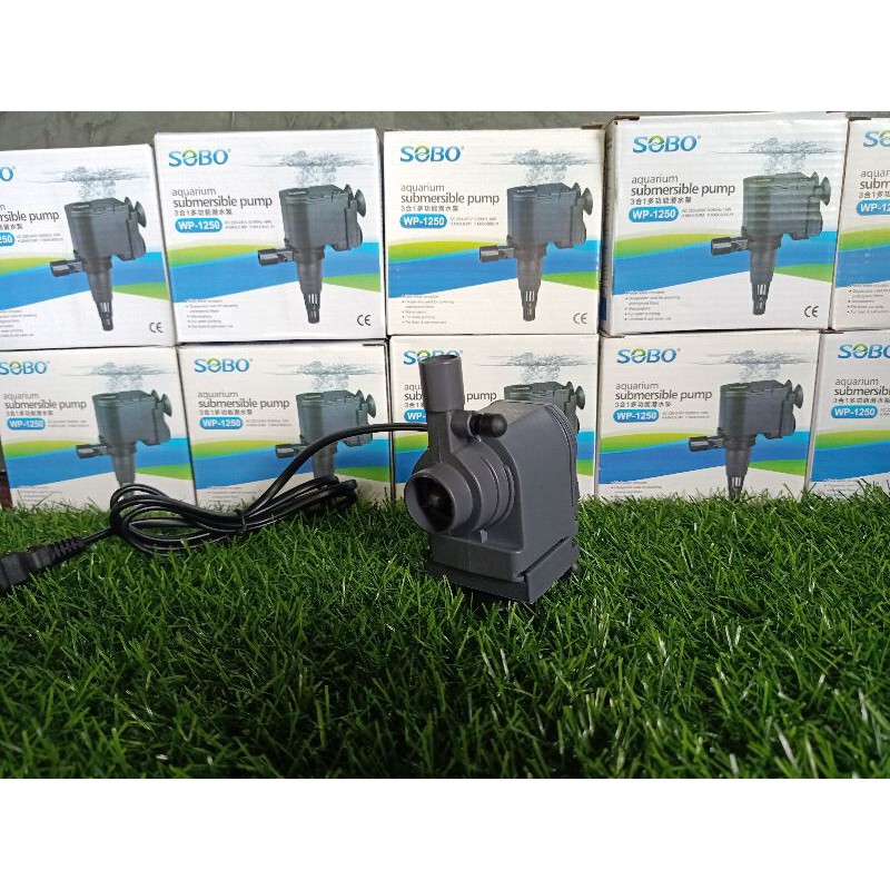 ปั๊มน้ำ SOBO WP-1250 แรงดันน้ำ800L/H   ⛲⛲สำหรับทำระบบกรองตู้ปลา , ทำน้ำพลุบ่อปลา - รูปที่ 2