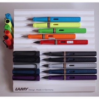 Lamy Safari สีลิมิเตต หายากๆทั้งนั้น (aquamarine neon yellow apple green flame red black clip griso grey petrol lilac)