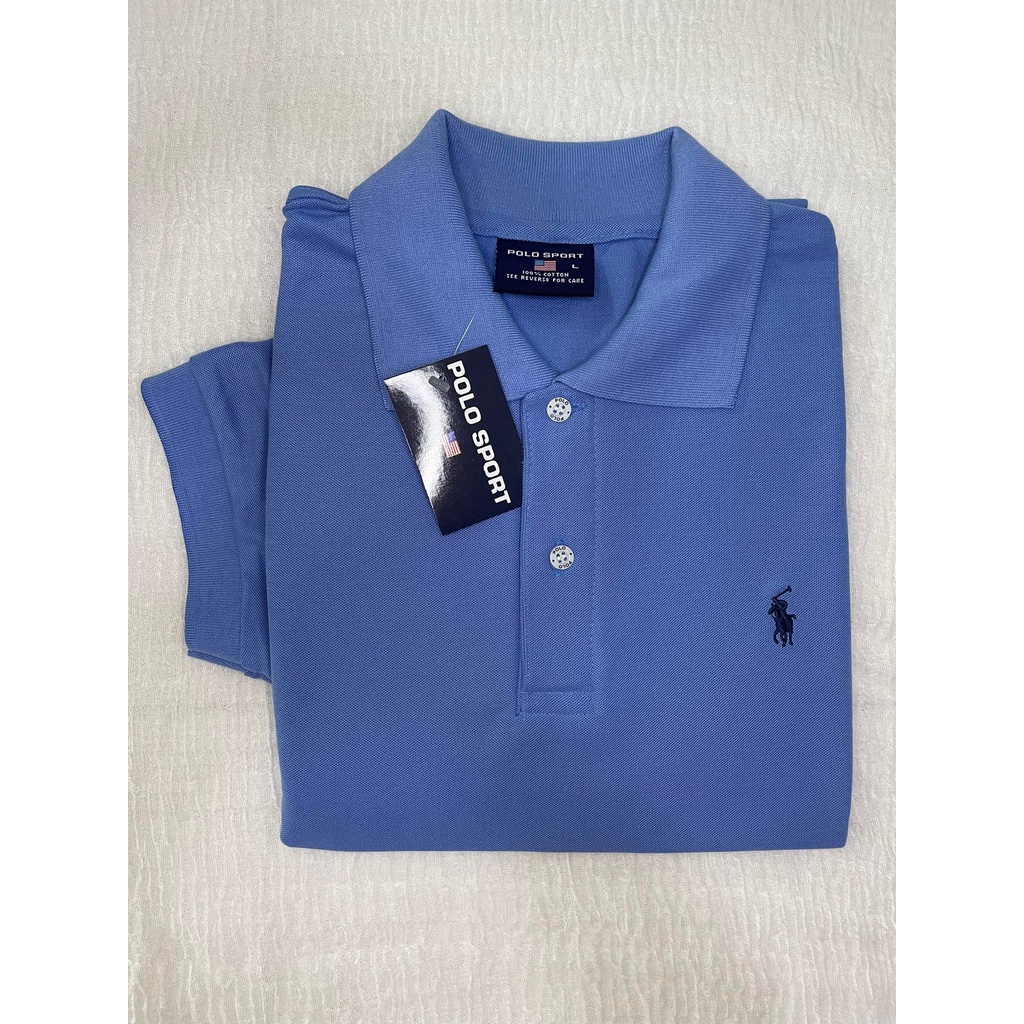 เสื้อคอปก แขนสั้น ปักโปโลม้าเล็ก ไซส์ใหญ่ ***3XL รอบอก 50 นิ้ว***  เนื้อผ้าอย่างดี ใส่สบาย - รูปที่ 4