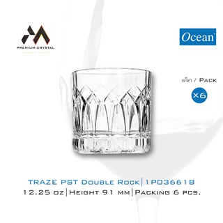 Ocean แก้ววิสกี้ TRAZE - PST Double Rock ขนาด 350 ml แพ็ค 6 ใบ