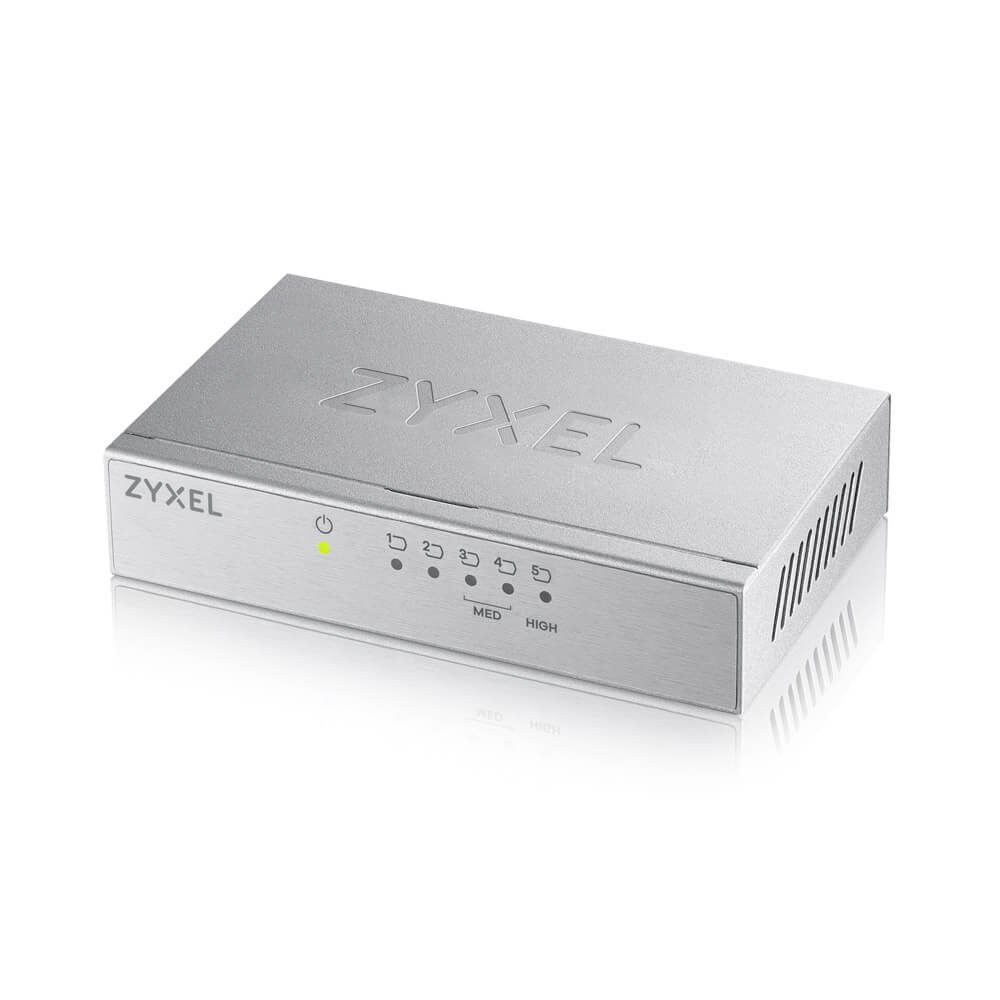ZyXEL (GS-105BV3) 5 Port (5") Gigabit Switching Hub 10/100/1000 Mbps