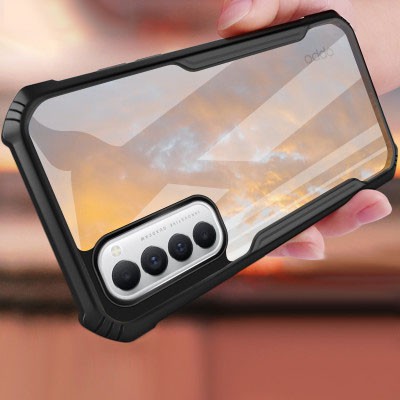 [คลังสินค้าพร้อม] เคสโทรศัพท์กันกระแทกใส OPPO Reno 4 3 5 6 8 Pro 2 2Z 2F 6Z 7Z 8Z 8T 4G 5G กรณีป้องกันถุงลมนิรภัยกันชน Tranasare ครอบคลุมกรณี