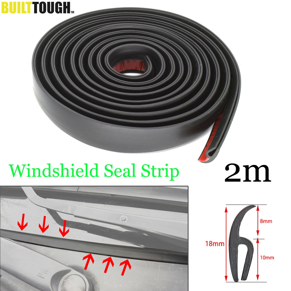 แถบซีลกระจกหน้าต่างรถยนต์ 2 เมตรสําหรับ Mini Cooper One R55 R57 R58 R59 R60 Clubman Countryman JCW F55 F56 R56 R61