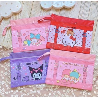 ซองซิป / กระเป๋าเอกสาร Sanrio &amp; Peanuts พร้อมส่ง