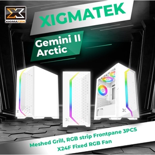 Case(เคสเปล่า) XIGMATEK GEMINI II ARCTIC