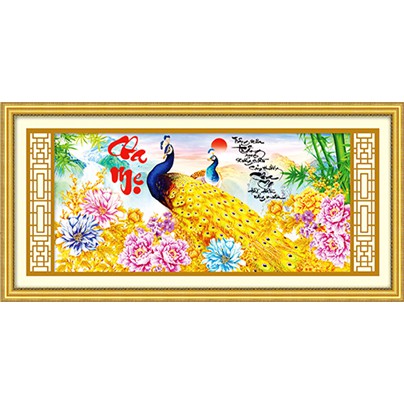 DIAMOND PAINTING ผู้ปกครองคอง Peony ABC ลาเวนเดอร์ LV124