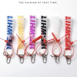 Off White arrows-logo keyring พวงกุญแจสีขาว (ภาพถ่าย/วีดีโอจากสินค้าจริง)