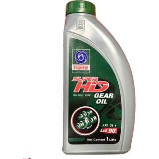 TRANE น้ำมันเกียร์เบอร์ขนาด 1 ลิตร 90  SUPER HD GEAR OIL GL1 SAE 90