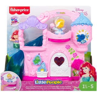 Fisher Price ปราสาท Disney Princess Play &amp; Go แบบพกพาพร้อมฟิกเกอร์ตัวละครสำหรับเด็กเล็ก "ลิขสิทธิ์แท้"  ราคา 1790 - บาท