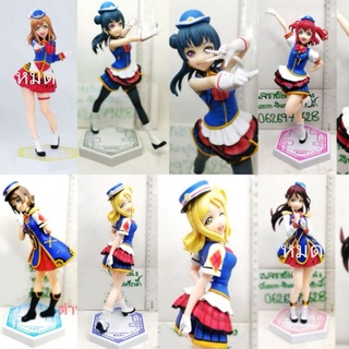 (แท้/มือ1,2) Furyu Love Live! Sunshine!! SSS Figure HAPPY PARTY TRAIN YOSHIKO,KANAN,Mari,Hanamaru,Ruby ฟิกเกอร์ โยชิโก