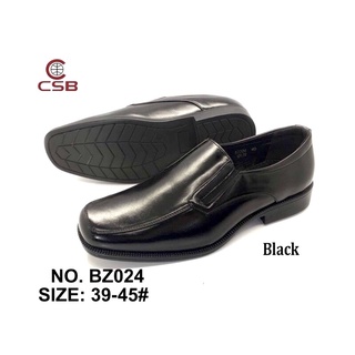 รองเท้าคัทชู 🔸BZ024หนังขัดมัน ยี่ห้อCSB (ซีเอสบี) รองเท้าใส่ทำงาน