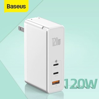 หัวชาร์จเร็ว Baseus 120W Gan Ultimate หัวชาร์จไอโฟน Samsung Huawei Usb Type C Fast Quick Charge Adapter Macbook Notebook