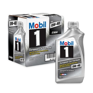 น้ำมันเครื่องสังเคราะห์แท้ Mobil1 0W-40 FS European Car Formula จำนวน 5.67 ลิตร