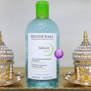 Bioderma Sebium H2O เช็ดเครื่องสำอาง สำหรับผิวผสม-ผิวมัน 500 ml.