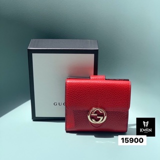 New Gucci interlocking mini wallet พร้อมส่ง