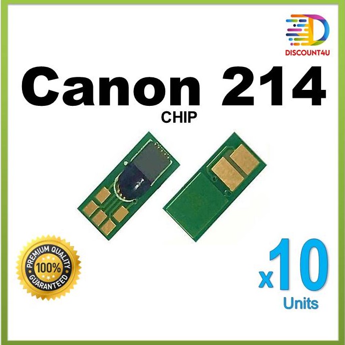 Discount4U **Pack 10** CHIP Tone Canon214 for CRG-052