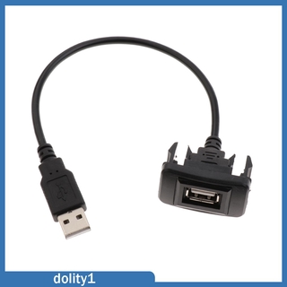 ( Dolity1 ) สายเคเบิ้ล Usb 1 พอร์ตสําหรับ Toyota Vigo Fortuner 2004-2012