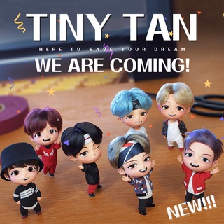 โมเดลตุ๊กตาบังทัน ฟิกเกอร์การ์ตูนวงบีทีเอส BTS TinyTAN 7ชิ้น SA8359