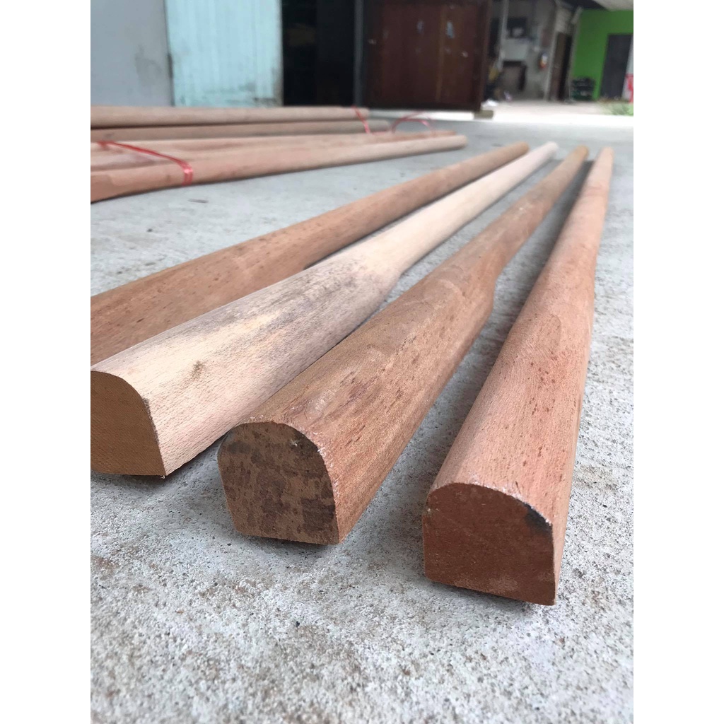 ด้ามจอบ ด้ามเสียม ไม้ยางนา ยาว 120-150 ซม. ส่งของทุกวัน