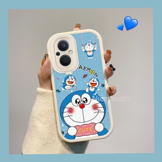 เคสโทรศัพท OPPO Reno7 Z Reno7 Pro 5G A76 เคส New Arrival Happy Jingle Cat Cartoon Phone Case Lambskin TPU Phone Soft Back Cover