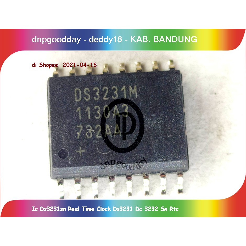 Ic Ds3231sn นาฬิกาเวลาจริง Ds3231 Dc 3232 Sn Rtc
