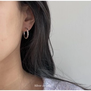A.piece ต่างหูห่วง waterproof [stainless steel] Basic Hoop
