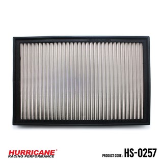 HURRICANE กรองอากาศสแตนเลส , ผ้าแดง ( Audi Skoda Volkswagen ) HS-0257