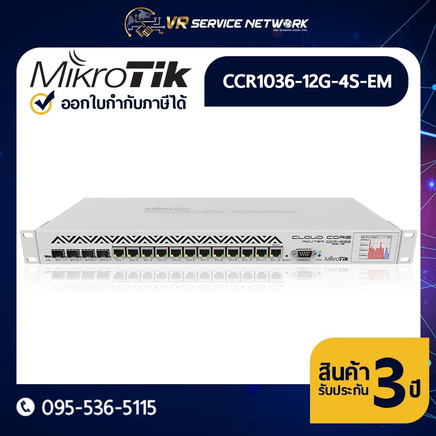 Mikrotik CCR1036-12G-4S-EM