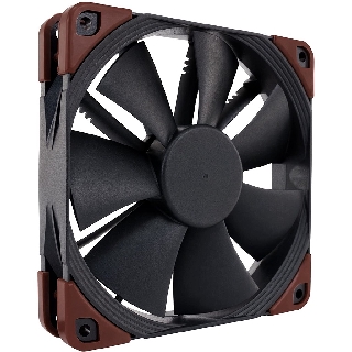 Noctua NF-F12 iPPC 3000 PWM, Heavy Duty Cooling Fan, 4-Pin, 3000 RPM (120mm, Black)