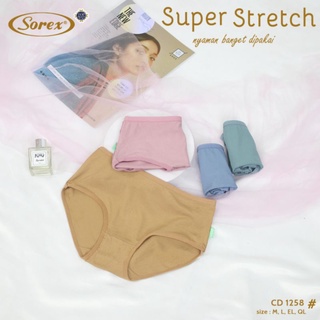 Sorex กางเกงชั้นใน CD Tiedye 1258 Basic Super Stretch Midi สําหรับผู้หญิงตั้งครรภ์