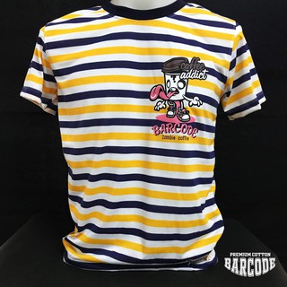 BARCODE streetwear เสื้อยืดผู้ชาย ลายกราฟิก