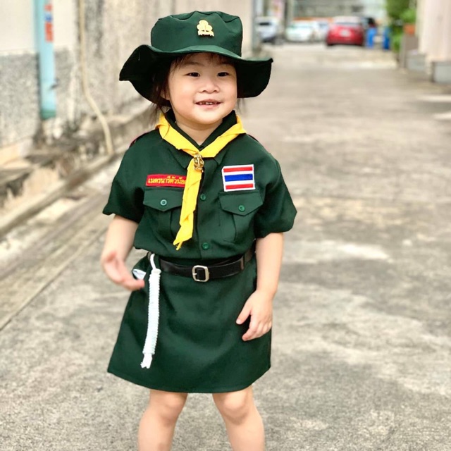 AY ชุดเนตรนารีตัวน้อย ชุดเนตรนารีเด็ก ชุดเครื่องแบบเด็ก