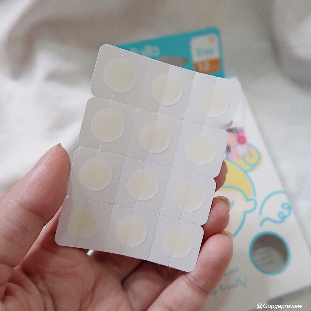 บ้าน✓แผ่นแปะสิว Derma Angel Patch For Day  1 กล่อง 12 ชิ้น