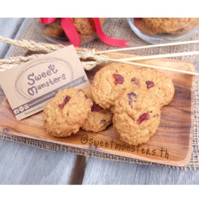 Oat Cranberry Cookies คุกกี้โอ๊ต แครนเบอรี่