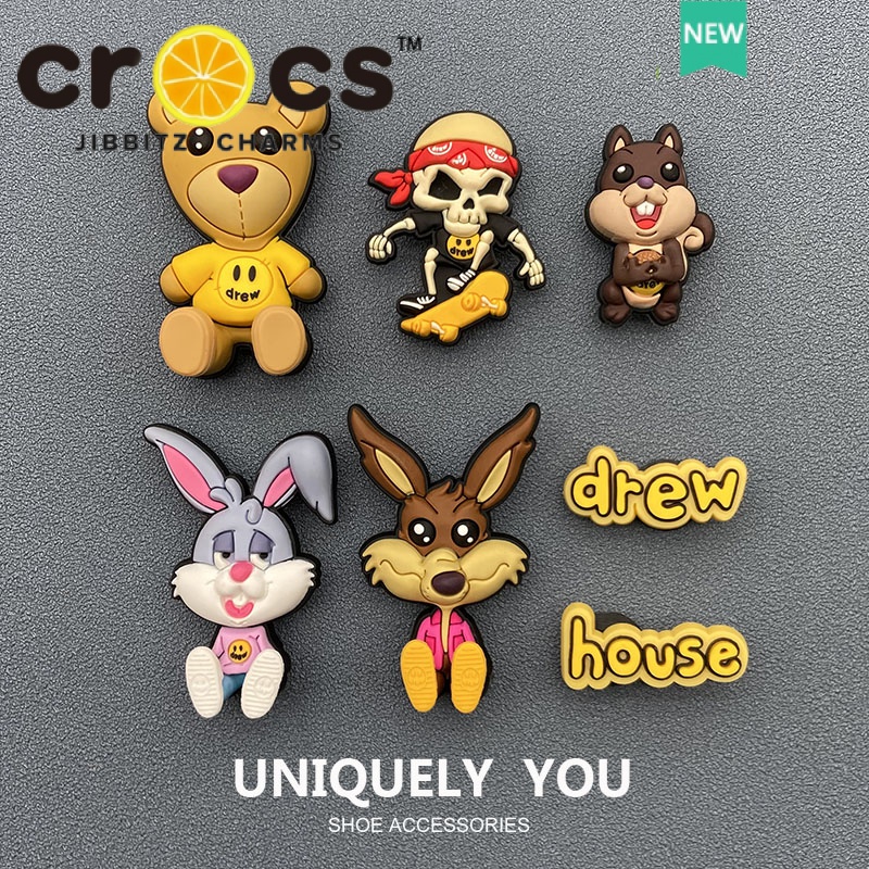 JIBBITZ Crocs charms ตัวติดรองเท้า drewhouse ตัวติดรองเท้า Crocs