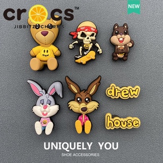 จี้หัวเข็มขัด เครื่องประดับ สําหรับตกแต่งรองเท้า crocs jibbitz drew house