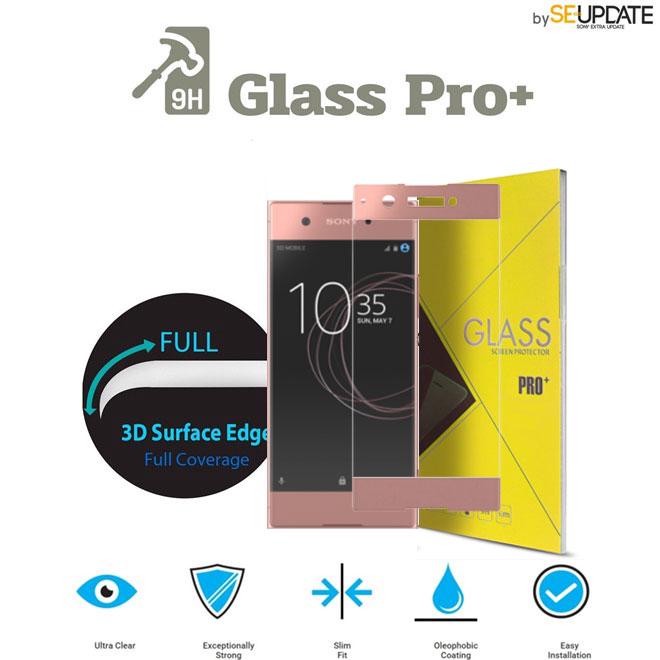 ฟิล์มกระจก  แบบเต็มจอลงโค้ง GLASS PRO+ 3D Tempered Glass สำหรับ Xperia XA1