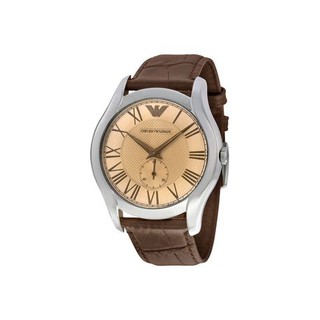 Emporio Armani นาฬิกาข้อมือ Mens AR1704 Classic Analog Display Analog Quartz Brown Watch