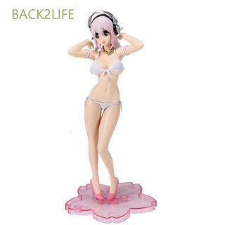 BACK2LIFE Collection toys Bikini Sonico Cake Decoration Figurines Sonic Sonico Action Figure Creative Gifts 19CM Statue Anime Figure PVC Model Doll Girl Figures